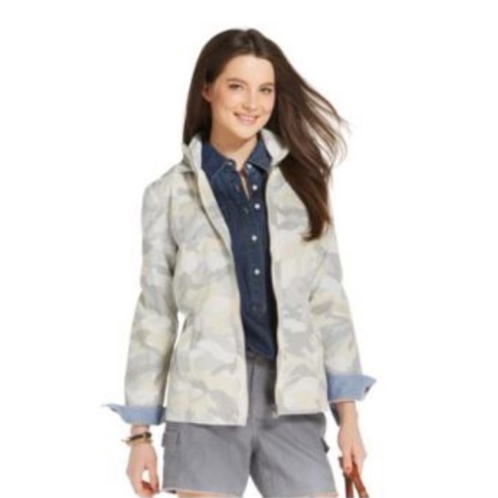 Tommy Hilfiger Camo Jacket Denim Lining